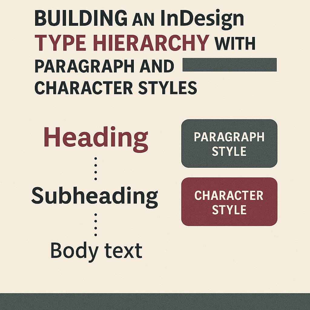 Building a InDesign Type Hierarchy with Paragraph and Character&nbsp;Styles