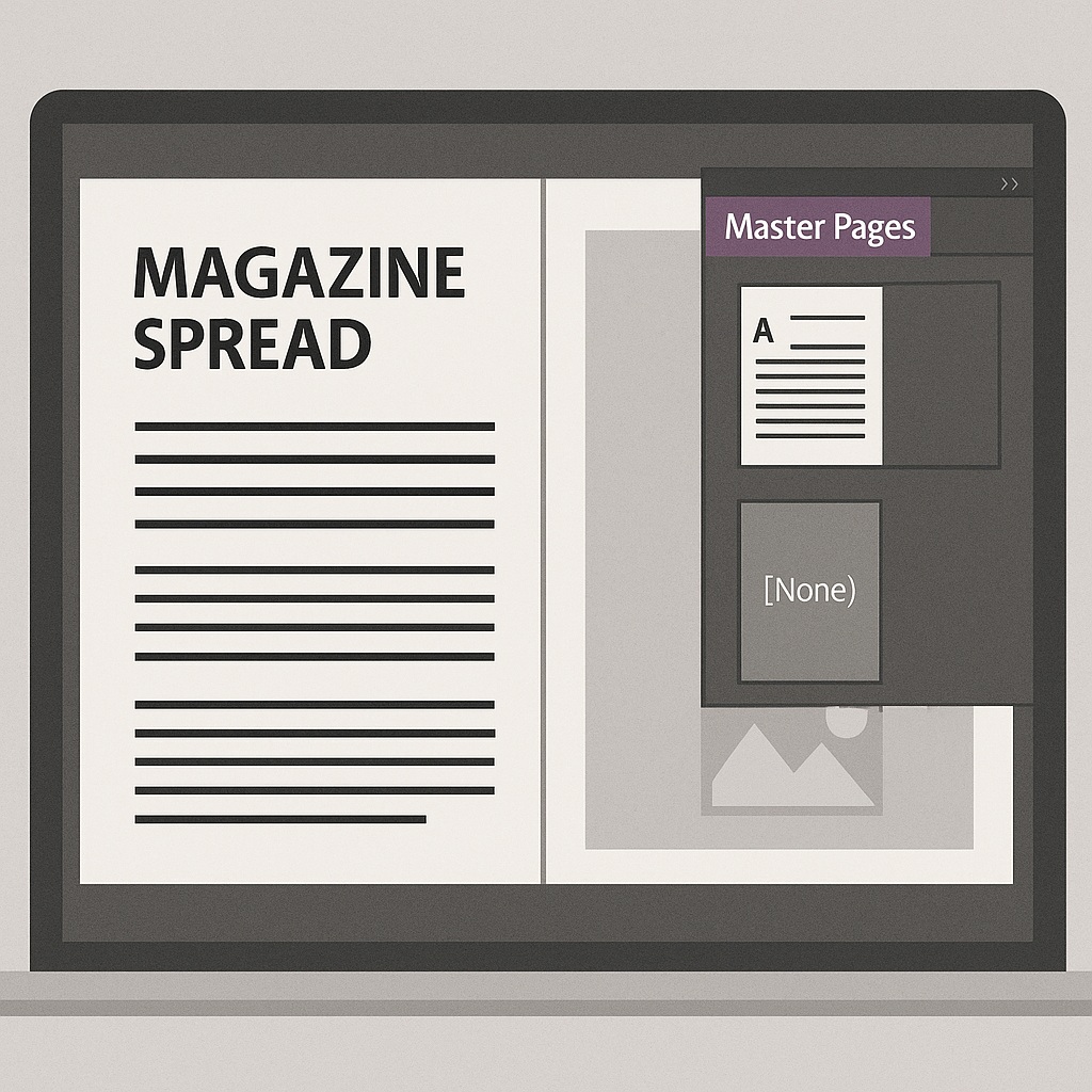 Creating a Magazine Spread Layout with Master Pages in&nbsp;Indesign