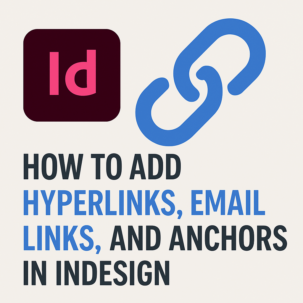 How to Add Hyperlinks, Email Links, and Anchors in&nbsp;InDesign