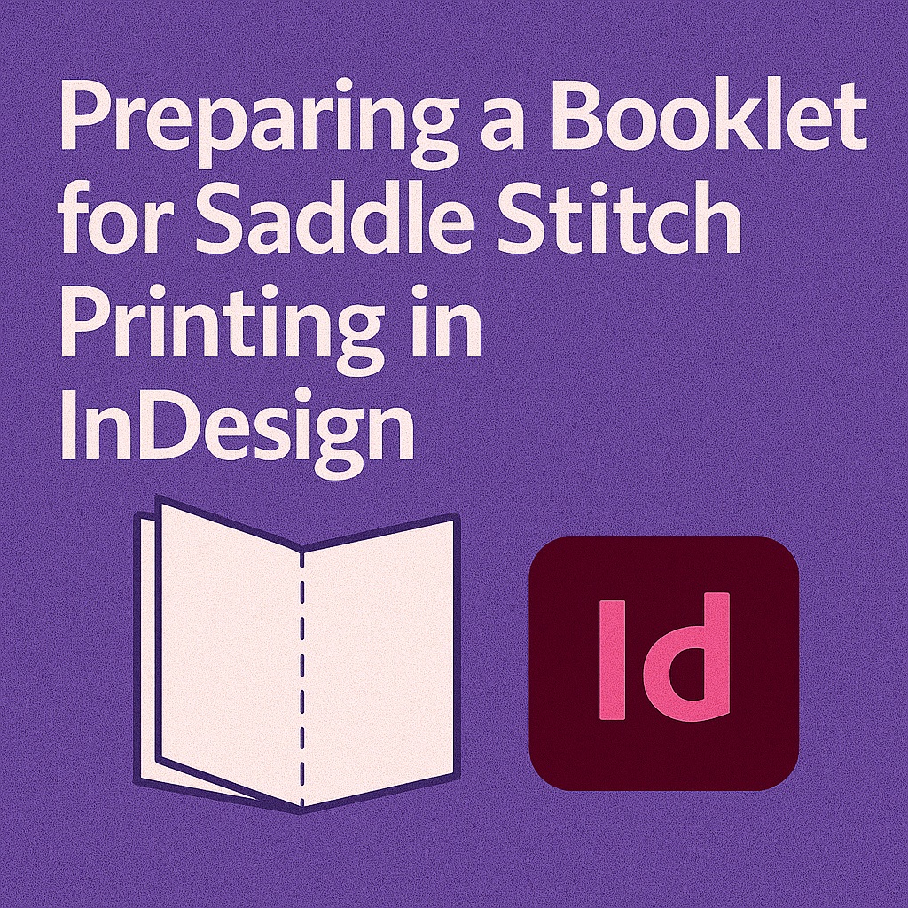 Preparing a Booklet for Saddle Stitch Printing in InDesign