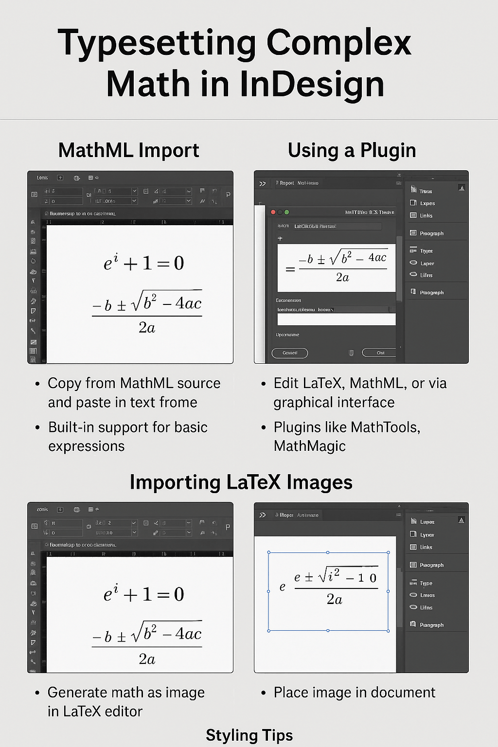 🧮 How Do I Typeset Complex Math Expressions in&nbsp;InDesign?