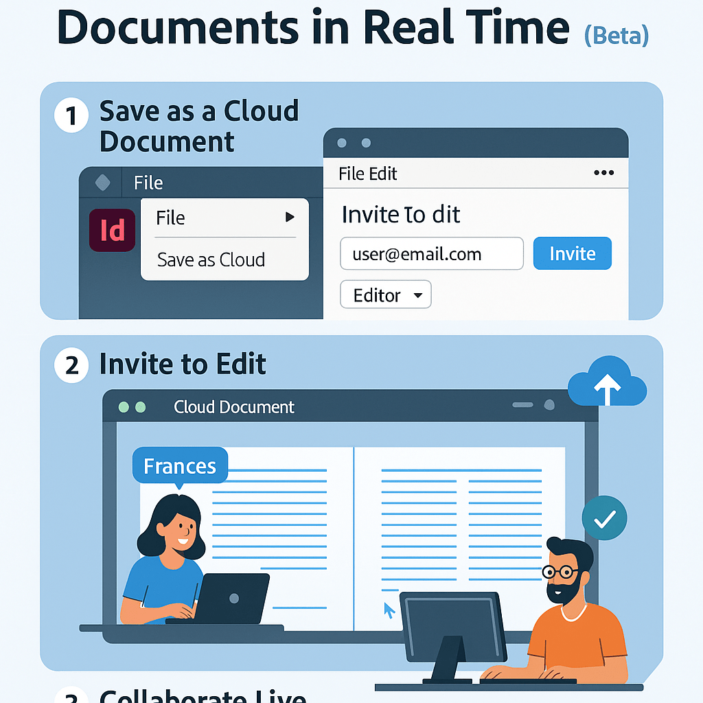 How to Co-Edit InDesign Documents in Real Time: Step-by-Step Guide&nbsp;(Beta)