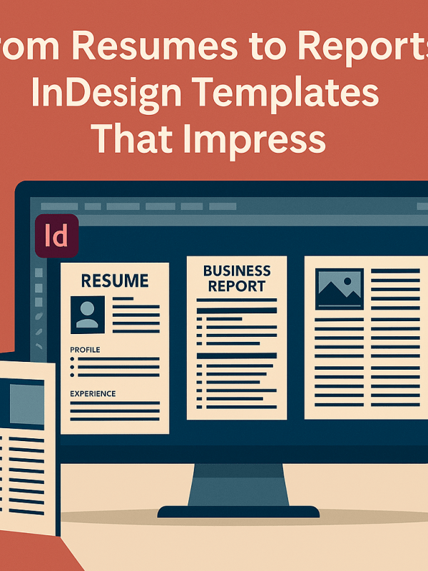 💼 From Resumes to Reports: InDesign Templates That&nbsp;Impress