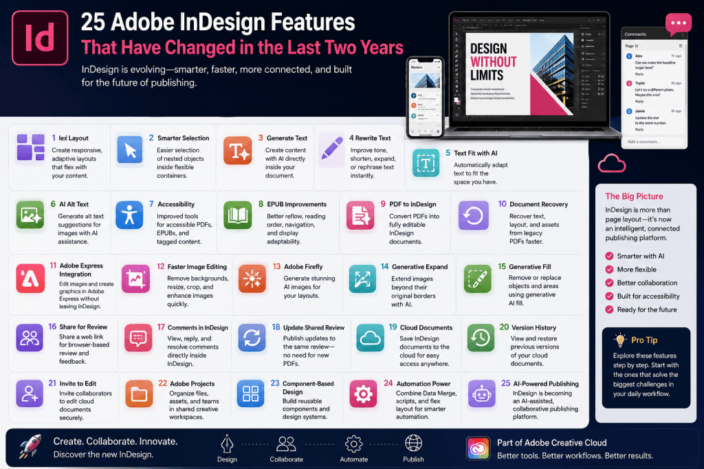 25 Adobe InDesign Features That Have Changed in the Last Two&nbsp;Years
