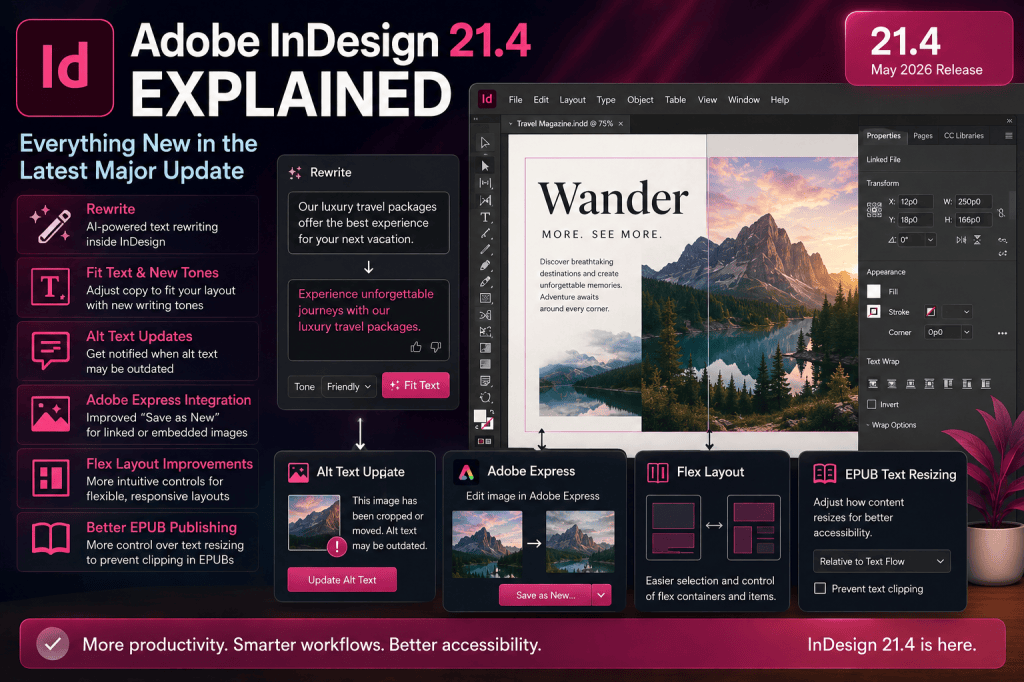 Adobe InDesign 21.4 Explained: Everything New in the Latest Major&nbsp;Update