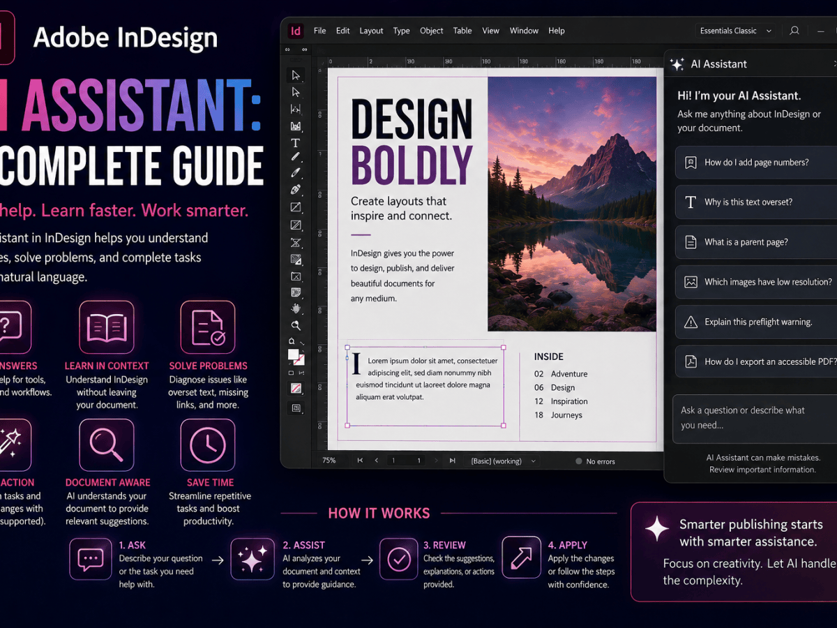 Adobe InDesign AI Assistant: A Complete&nbsp;Guide
