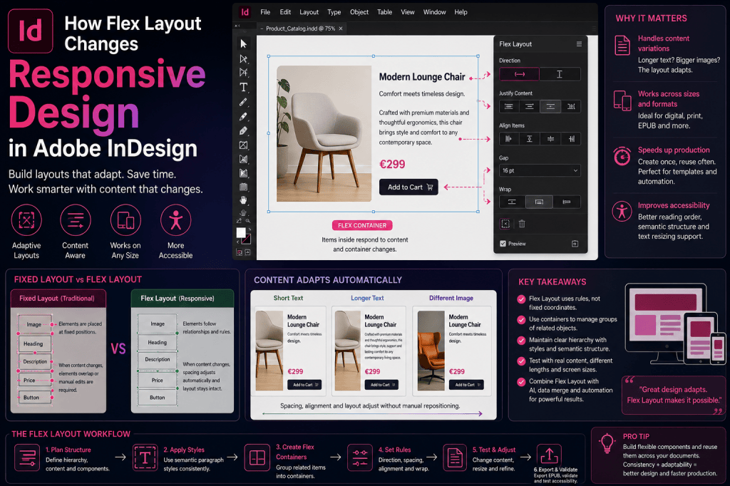 How Flex Layout Changes Responsive Design in Adobe InDesign