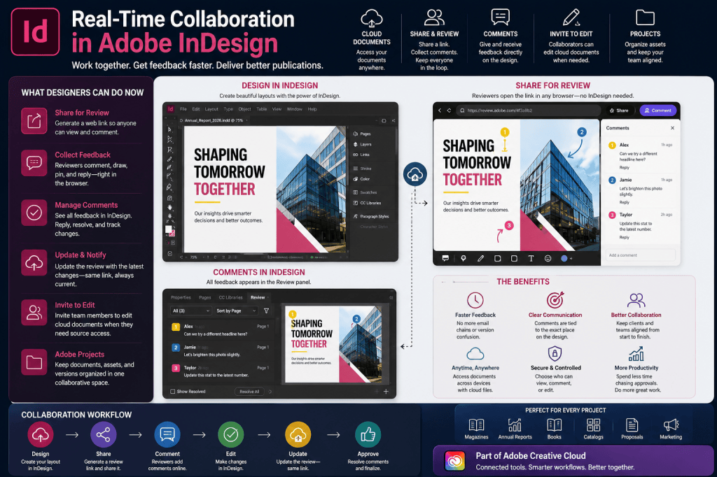 Real-Time Collaboration in Adobe InDesign: What Designers Can Do Now